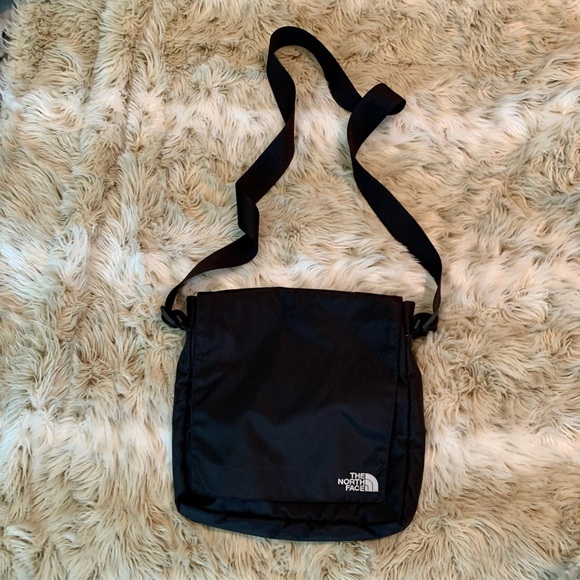 The North Face Handbags - North Face Black Adjustable Crossbody Bag